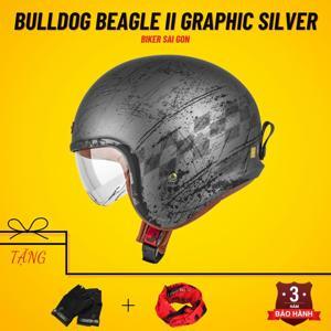 Mũ bảo hiểm 3/4 Bulldog Beagle