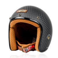 Mũ Bảo Hiểm 34 Bulldog Heli Carbon 2020 - Carbon Rubik vân vuông - M