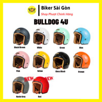 MŨ BẢO HIỂM 3/4 BULLDOG PERRO 4U [BULLDOG CHÍNH HÃNG - BH 3 NĂM] - BikerSaiGon