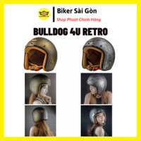 MŨ BẢO HIỂM 3/4 BULLDOG PERRO 4U RETRO [BULLDOG CHÍNH HÃNG - BH 3 NĂM] - BikerSaiGon