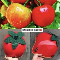 Mũ bảo hiểm 3/4 cà chua 🍅 🍅🍅 - Độc - Đẹp - Lạ