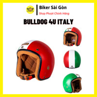 Mũ Bảo Hiểm 3/4 Cổ Điển BULLDOG Perro 4U Italia [BULLDOG CHÍNH HÃNG - BH 3 NĂM] - BikerSaiGon