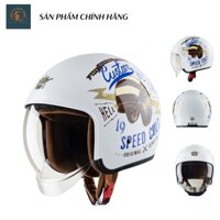 Mũ bảo hiểm 3/4 đầu Royal M139 kính âm tem siêu chất , mũ bảo hiểm shop