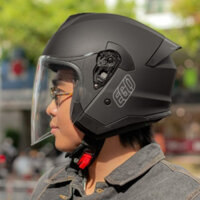 Mũ bảo hiểm 3/4 đuôi gió loại - Chính hãng EGO E33 chuẩn DOT