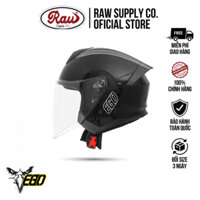 Mũ bảo hiểm 3/4 kính âm, kính Ego E-33 đi phượt