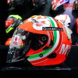 Mũ bảo hiểm 3/4 KYT Rosso