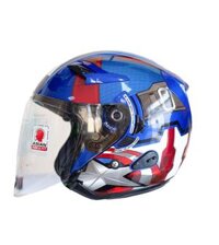 Mũ bảo hiểm 3/4 KYT Venom CAPTAIN AMERICA