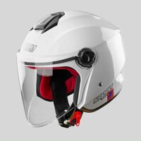 Mũ Bảo Hiểm 34 Napoli, Free size 56 - 59 cm - Một cỡ 56-60cm - Màu Trắng