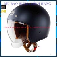 Mũ bảo hiểm 3/4 Royal kính âm M139 ĐEN NHÁM