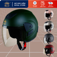 Mũ Bảo Hiểm 3/4 Royal M01 Có Kính, Nón Bảo Hiểm Nam Nữ Chính Hãng Bảo Hành 12T