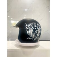 Mũ Bảo Hiểm 3/4  Royal M139 Màu Đen V4 Xe - Nón Bảo Hiểm Kính Âm Cao Cấp