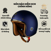 Mũ bảo hiểm 3/4 Royal M20c xanh mực nhám size L XL XXL chính hãng bảo hành 12 tháng
