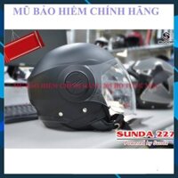 Mũ bảo hiểm 3/4 SUNDA 227 (dành cho vòng đầu hơi lớn)