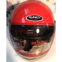 Mũ bảo hiểm 3/4 Sundy trùm đầu có kính dài cho nam nữ, có phiếu bảo hành