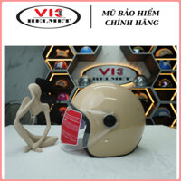 Mũ bảo hiểm 3/4 Vic 818 có kính chống tia uv ,nón bảo hiểm 3 4 có kính thời trang đi phượt cực chất,hàng chĩnh hãng