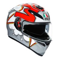 Mũ bảo hiểm AGV K3 SV – BUBBLE GREY/WHITE/RED