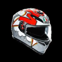 MŨ BẢO HIỂM AGV K3 SV - BUBBLE GREY/WHITE/RED