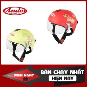 Mũ bảo hiểm Andes 108 (S/M) Tem S2