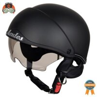 Mũ Bảo Hiểm ANDES 139 Giấu Kính - Tháo Được Lót/ Tháo Được Kín