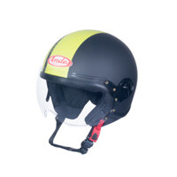 Mũ Bảo Hiểm Andes 3/4 đầu Có Kính  3S103D-Tem Nhám-W204