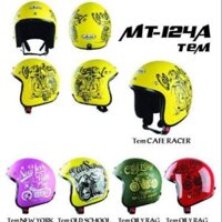 Mũ bảo hiểm asia Cafe Racer MT124A