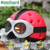 Mũ bảo hiểm bảo vệ đầu cho bé tập đi, bé đi xe đạp Mumguard Space Đỏ cho trẻ 1- 5 tuổi.