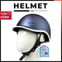 Mũ bảo hiểm cá heo 1/2 đầu ĐỨC HUY CKC 011 - MBH nửa đầu chuẩn an toàn, thoáng khí, năng động, thời trang