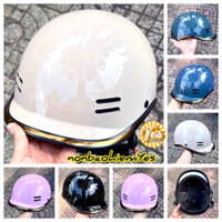 Mũ bảo hiểm cá heo nam nữ cao cấp - nhựa Zin bao đập