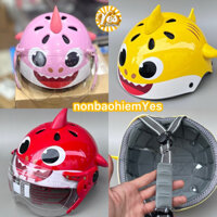Mũ bảo hiểm cá mập Baby Shark 3D cho bé & người lớn