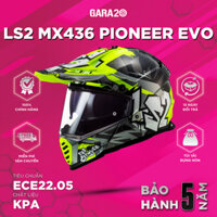 Mũ Bảo Hiểm Cào Cào LS2 MX436 Pioneer Evo Hai Kính Chuẩn ECE 22.05 Nón Helmet Đi Xe Máy Mô Tô PKL [Hàng chính hãng]