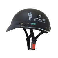 Mũ bảo hiểm Chita 1/2 CT6B1- Tem Road Trip