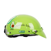 Mũ bảo hiểm Chita 1/2 CT6B1- Tem Trái bơ