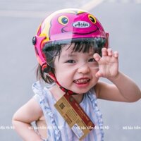 Mũ bảo hiểm cho bé 2-3 tuổi ASIA 103KS SIZE SS - Mũ Bảo Hiểm Nửa Đầu Có Kính Cho Trẻ Em