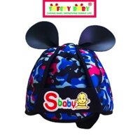 Mũ bảo hiểm cho Bé, bảo hộ, Nón tập đi cho bé từ 6 tháng đến 4 tuổi, trọng lượng Siêu Nhẹ - Safety Baby xanh súp lơ