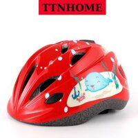 Mũ bảo hiểm cho bé gái siêu nhẹ điều chỉnh được vòng đầu từ 2-10 tuổi