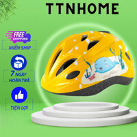 Mũ bảo hiểm cho bé trai siêu nhẹ điều chỉnh được vòng đầu từ 2-10 tuổi