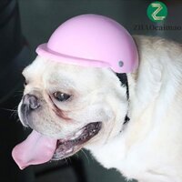Mũ bảo hiểm cho chó ZHAOCAIMAO Thời trang mát mẻ Bảo vệ xe máy Mũ mèo