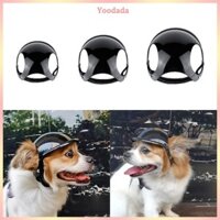 Mũ bảo hiểm chó con YOO Mũ bảo hiểm cho chó có lỗ tai Mũ bảo hiểm thú cưng Mũ bảo hiểm chó xe máy