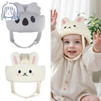 Mũ bảo hiểm chống rơi cho bé Mũ tập đi Đầu trẻ em Chống va chạm Đầu an toàn Bảo vệ đầu hoạt hình dễ thương Lưới thoáng khí