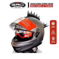 Mũ bảo hiểm có cằm GRO HELMET ST26 2 kính dành cho nam, size 55-58cm