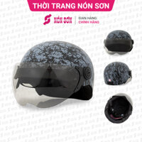 Mũ bảo hiểm có kính NÓN SƠN chính hãng KP-ĐN092 - Size XL 58.5cm