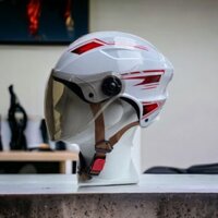 Mũ bảo hiểm có kính SUNDY 737 Helmet - Kính dài che hết mặt