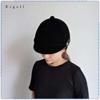 Mũ bảo hiểm cưỡi ngựa Eigl Nhung đen cho nam nữ Mũ bảo hiểm cưỡi ngựa nhẹ