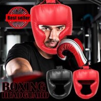 Mũ bảo hiểm đấm bốc Pu phủ đầy đủ Trẻ em Người lớn Muay Thái Guard Mũ đội đầu Sparring Gym Head Taekwondo U0q8