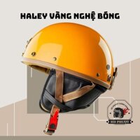 Mũ Bảo Hiểm ½ Đầu Napoli Haley N04 cá tính [Free Size: 55 - 58cm] [Cam bóng] - Bảo Hành 12 Tháng