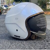 Mũ Bảo Hiểm ¾ Đầu Napoli Kính Âm N189 Nhiều Màu Cá Tính - Bảo Hành 12 Tháng