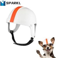 Mũ bảo hiểm đi xe đạp cho thú cưng SPARKL, có lỗ tai Mũ bảo hiểm cho chó chống gió, Dây đeo có thể điều chỉnh thoáng khí thời trang Mũ chó siêu nhẹ Xe đạp