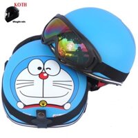 Mũ Bảo Hiểm DORAEMON Có Kèm Kính Thời Trang