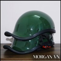 Mũ bảo hiểm ĐUA NGỰA CONG chính hãng kiểu LƯỠI GÀ, MỎ CONG, ĐỘI 2 KIỂU nam nữ có lỗ thông gió [MORGAN™] nón bảo hiểm sơn