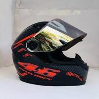 Mũ bảo hiểm fullface AGU họa tiết tem 46 xanh nước biển (hàng chính hãng)